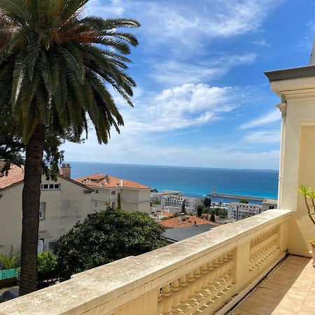 Palmeraie - Magnifique Appartement D'Epoque Avec Vue Mer 4 Personnes Avec Terrasse Le Port Nice Ngoại thất bức ảnh